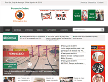 Tablet Screenshot of paranaitaonline.com.br